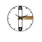 NÁSTĚNNÉ HODINY, černá, 60/3/60 cm