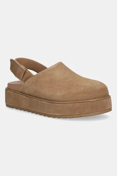 Semišové šľapky Steve Madden Mellow