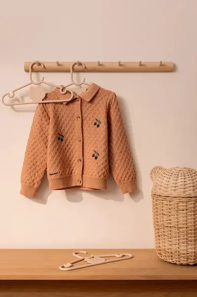 Detský kardigan s prímesou vlny Liewood Jane Knit Cardigan