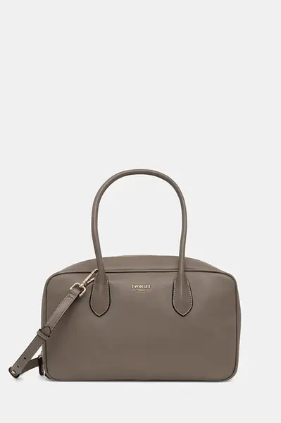 Kabelka Twinset hnědá barva, 252TD8061