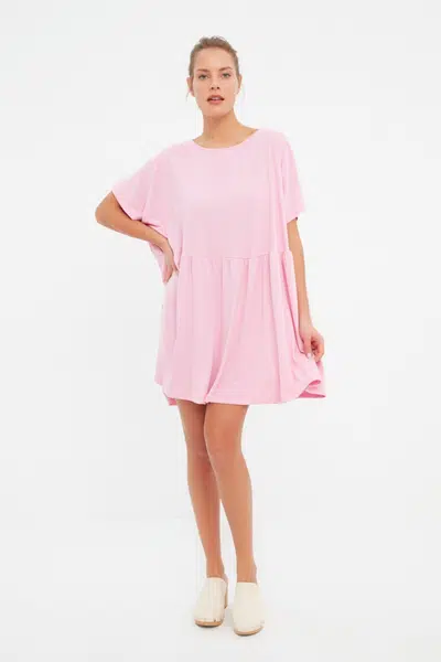 Trendyol Both Dress - Pink - Ruffle