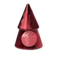 Paddywax Stacked Tree Red Ribbed Mercury vonná sviečka 198 g