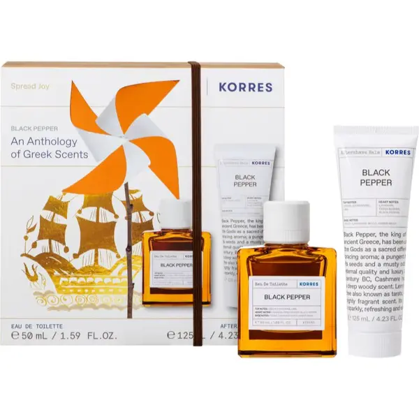 Korres Black Pepper darčeková sada pre mužov