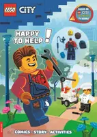 LEGOÂ® City: Happy to Help! Activity Book (with Harl Hubbs minifigure) - Buster Books, LEGOÂ®