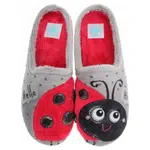 Dámské domácí pantofle Medi Line 1121-024 grey-red 38
