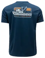 Grundéns tričko commercial boat ss tech tee blue abbys - xxl
