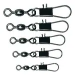Cralusso obratlík s karabinkou crane swivel with interlock snap 12 ks - velikost 10