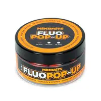 Mikbaits mini plovoucí boilie fluo 100 ml 10 mm - broskev pepř