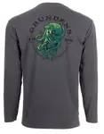 Grundéns funkční uv triko kracken ls tech tee anchor - l