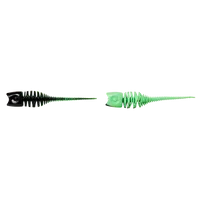 Dam gumová nástraha effzett garlic trout lure uv green/black 6 cm 10 ks