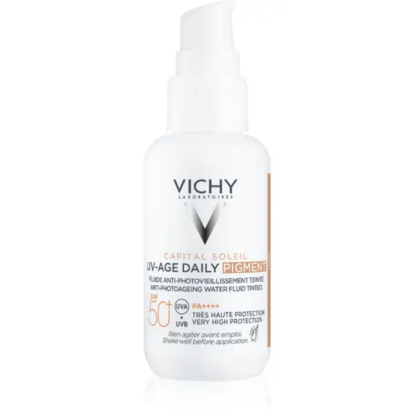 Vichy Capital Soleil Daily SPF50+ ochranný tónovaný fluid na obličej SPF 50+ odstín Light 40 ml
