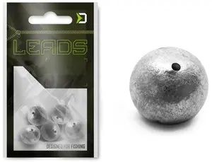 Delphin průběžné olovo leads kulička s otvorem - 3 g 10 ks