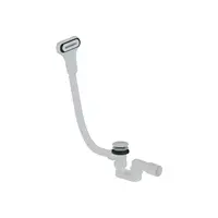 Vanový automat click clack a štrbinový prepad DN40/DN50 SAT biela matná plast SATAVAS60CCBM