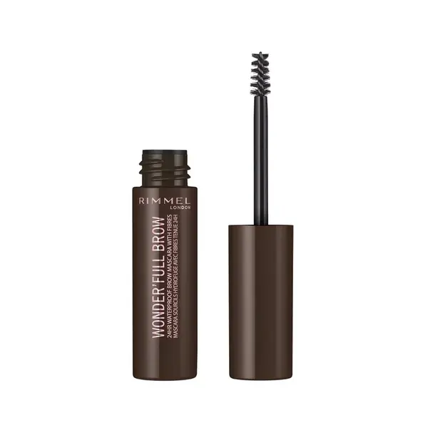 Rimmel Vodeodolná riasenka na obočie Wonder`Full 24H (Brow Mascara) 4,5 ml 03 Dark Brown