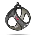 Curli Postroj pro psy se sponou Merino vlna Black 2XS, 2-4 kg