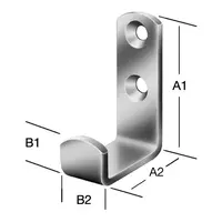 Závesný hák biely ˝U˝65x87x35x17 mm