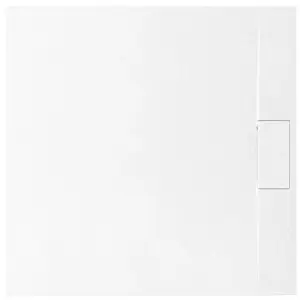 Vanička štvorcová Bazalt white 90x90