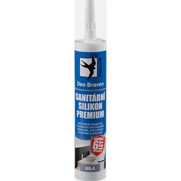 Den Braven Sanitárny silikón biely Premium 280ml