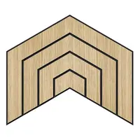 Frézovaný panel Dome dub MDF