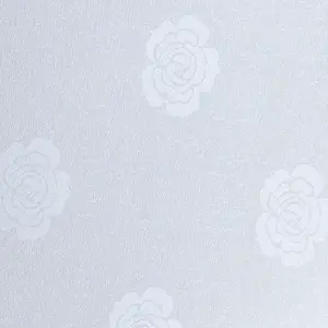 Obrus Ruža biela 160x220 cm ovál odolný voči škvrnám