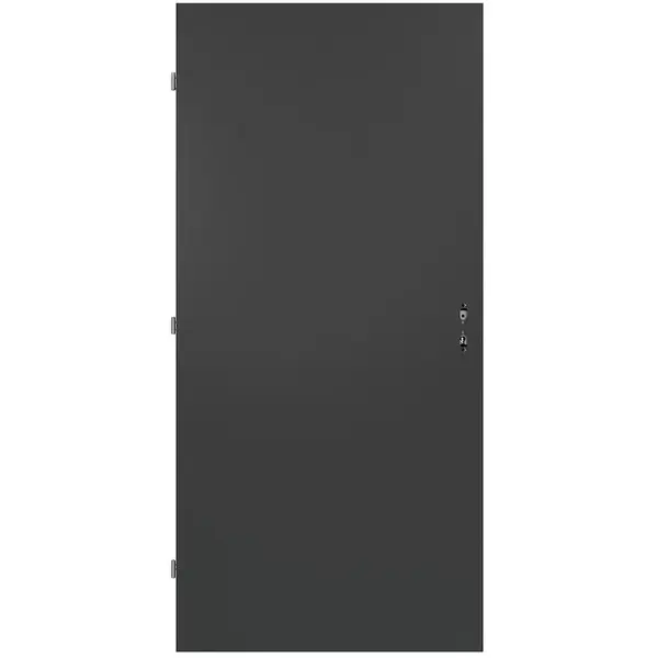 Vnitřní vchodové dveře RT03 70L kovové, antracit
