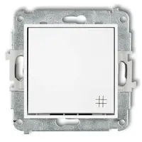 Vypínač krížový biely MWP-6 mini