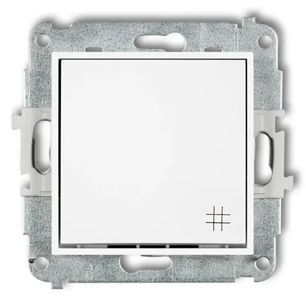 Vypínač krížový biely MWP-6 mini