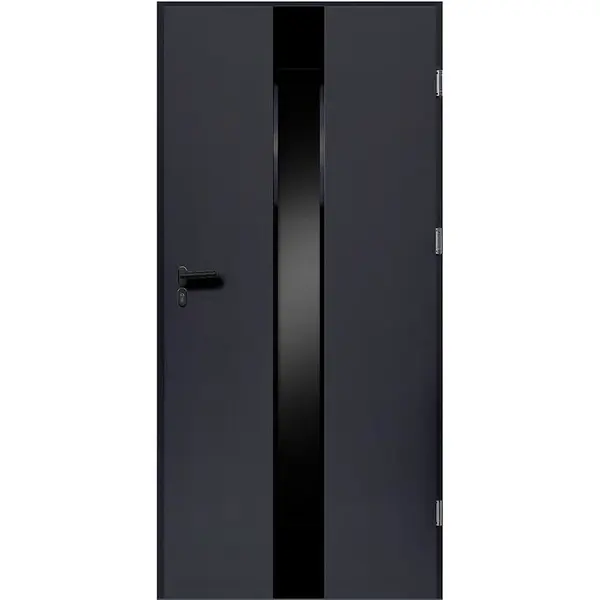 Dvere vchodové Flora S68 90P Antracit