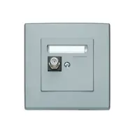 GPA-1L Anténna zásuvka jednoduchá popolavý typ F