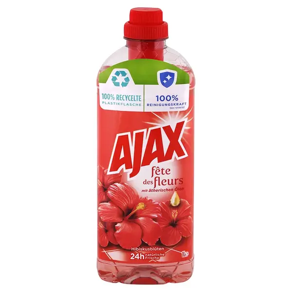 Ajax čistič na podlahy květ Ibišku 1 l