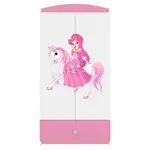 Skříň Babydreams růžová - Princezna 1