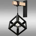 Nástenné svietidlo FONTE 6462 čierne K1