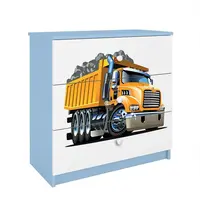 Detská komoda  Babydreams modrá – Nákladné auto