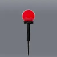 Solární lampa Červená koule VO2215 10 cm