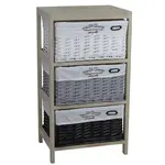 Trojposchodová skrinka 40x30 v73cm