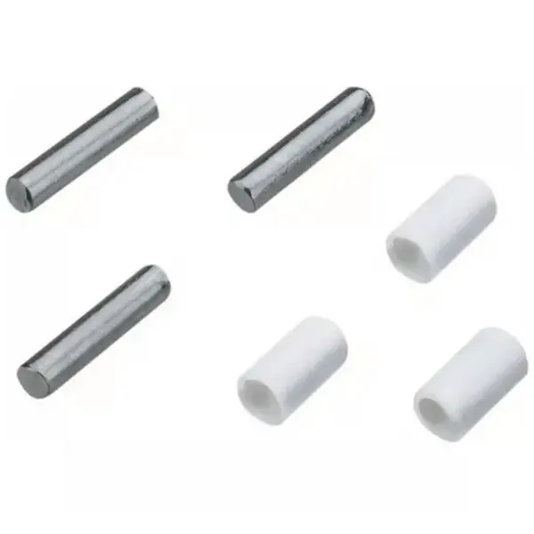 Podpera na police Ø5 mm pozink/biela 20 ks