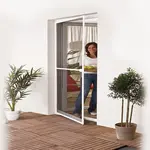 Dverová moskytiéra hliníková 100x215 biela