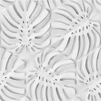 Sklenený panel 60/60 Monstera White Esg