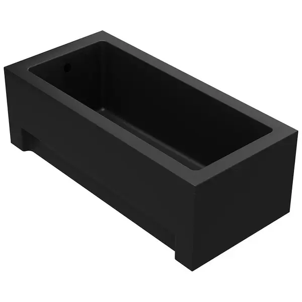 Vaňa Dora 170x70 čierna matná