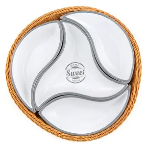 Salátové misky v košíku Sweet Home 23cm 60337092