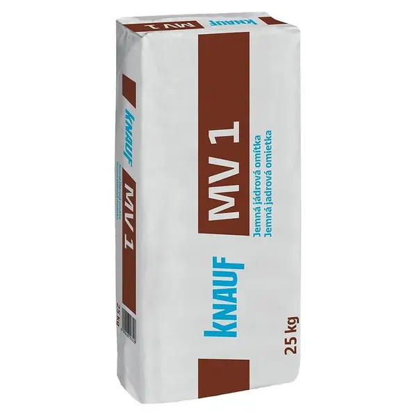 Jádrová omítka Knauf MV 1 univerzální jemná 25 kg