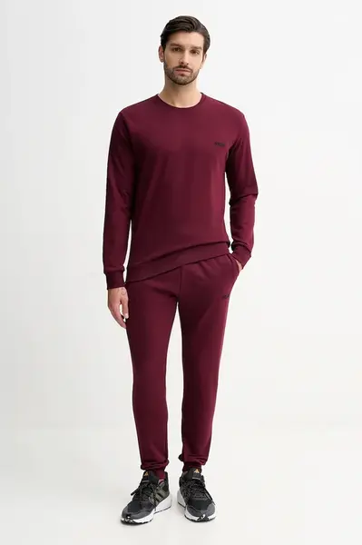 Bavlněná tepláková souprava Fila černá barva, FPW1195