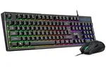 Genius GX Gaming Scorpion KM-GX6 /Set klávesnice a myši/Drátový/CZ+SK layout/USB/RGB/ černá