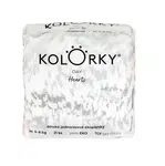 KOLORKY DAY Jednorázové eko plenky vel. M 5-8 kg 21 ks srdce