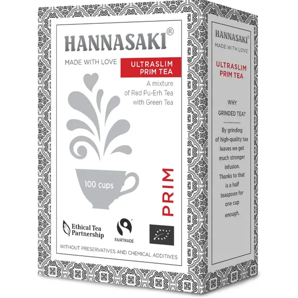 Hannasaki Ultraslim Prim Tea BIO sypaný čaj 50 g