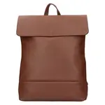 Dámský kožený batoh Italia Jenny - hnědá