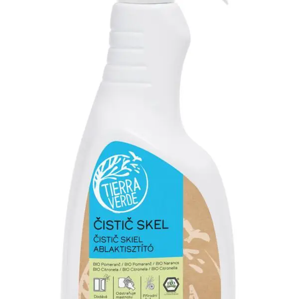 Tierra Verde Čistič skel BIO pomeranč a citronela rozprašovač 750 ml