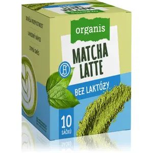 Organis Matcha Latte bez laktózy prášek na přípravu nápoje 10x27 g
