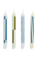 Sada svíček HAY Pattern 24 x 2,2 cm 4-pack více barev