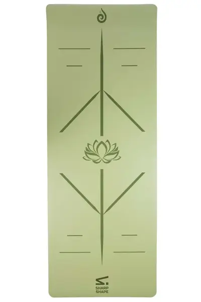 Sharp Shape Podložka na jógu PU SHANTI zelená